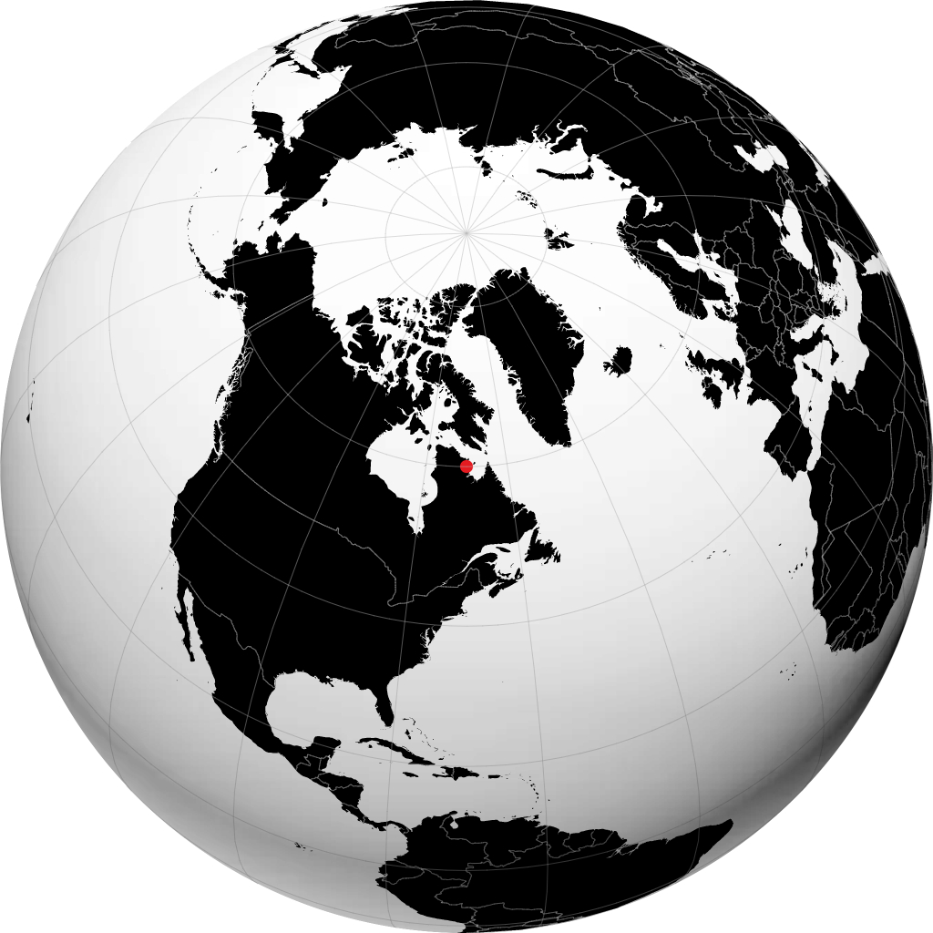 Kangirsuk sur le globe