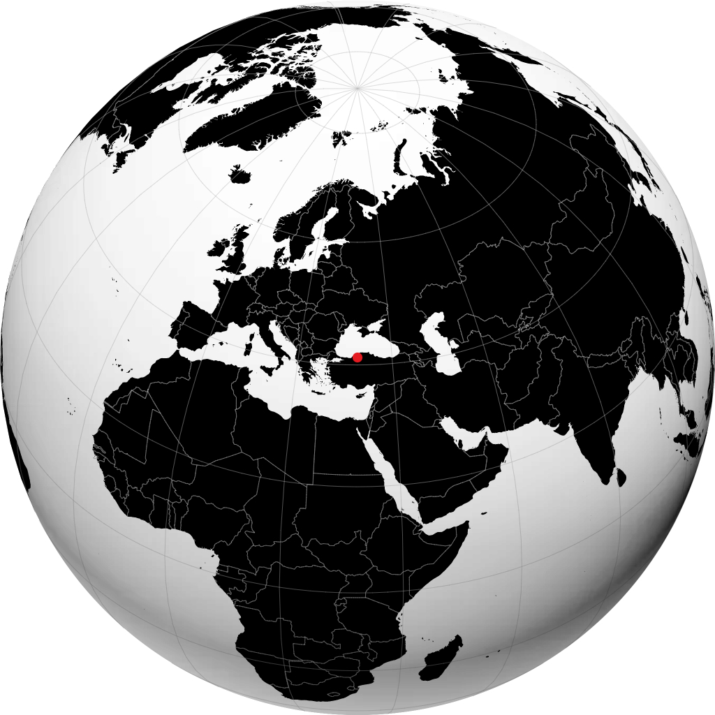 Karabük sur le globe