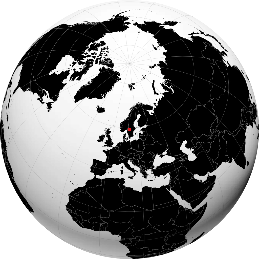 Karlstad sur le globe