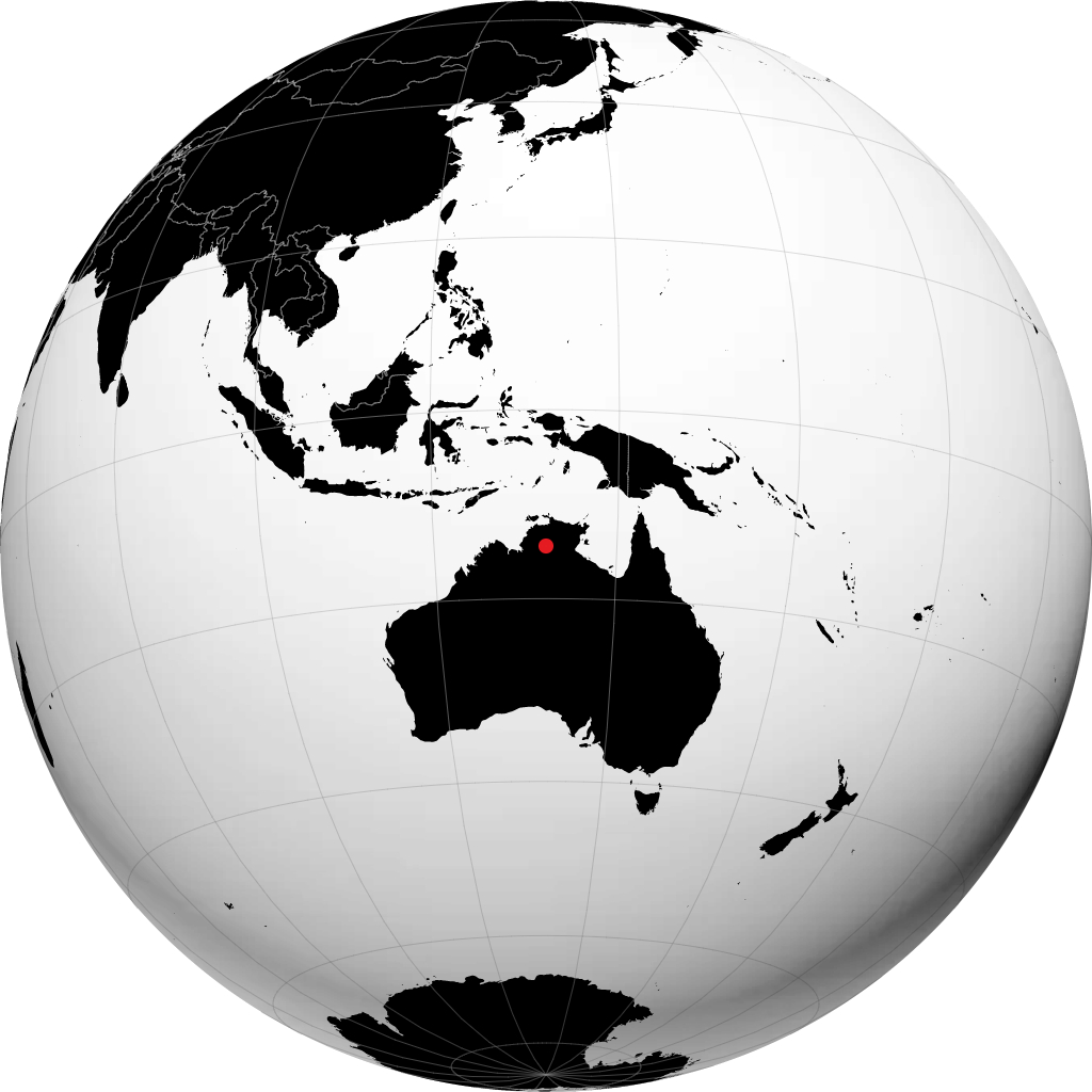Katherine sur le globe