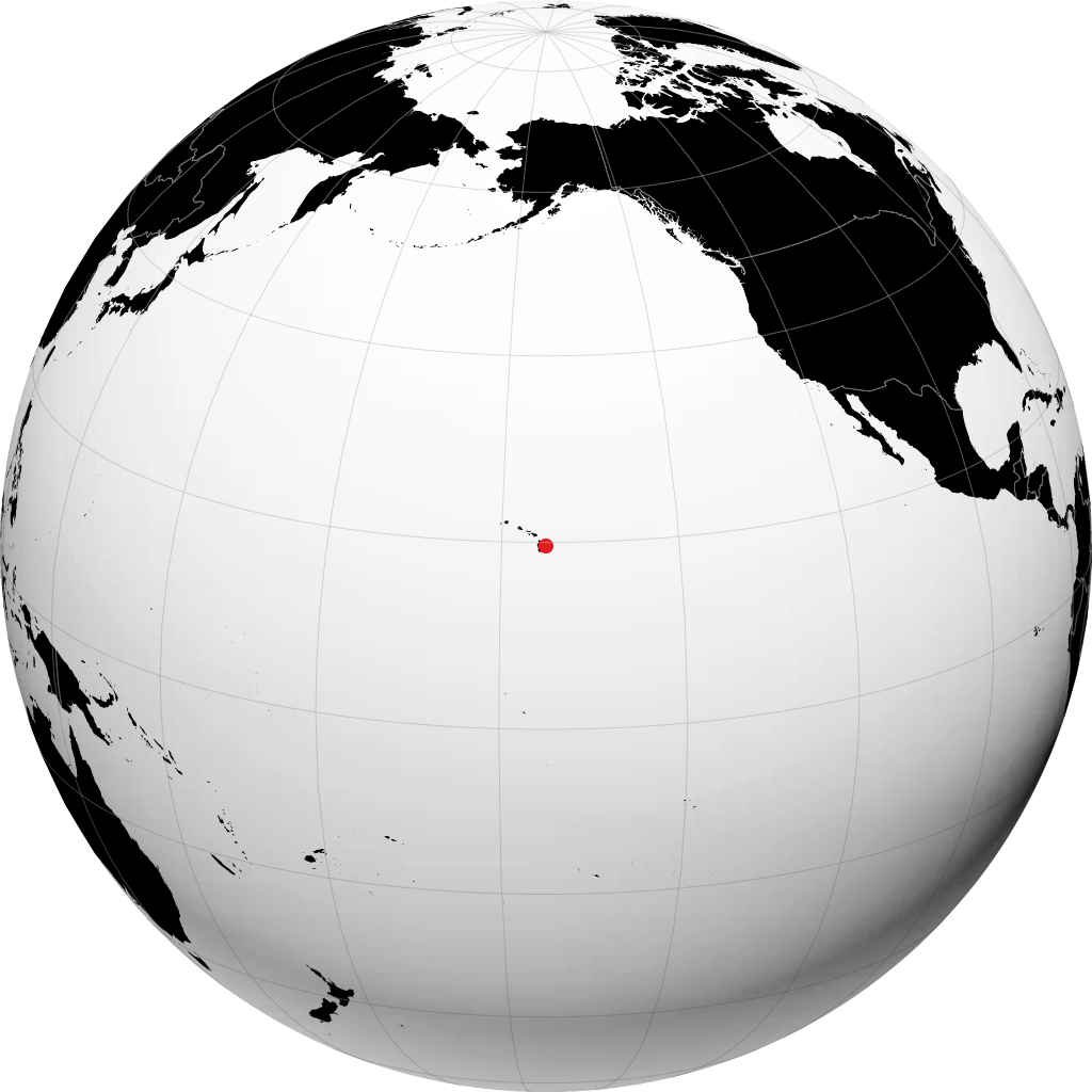 Kea‘au sur le globe