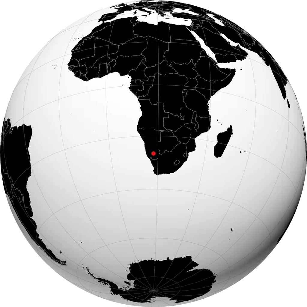 Keetmanshoop sur le globe