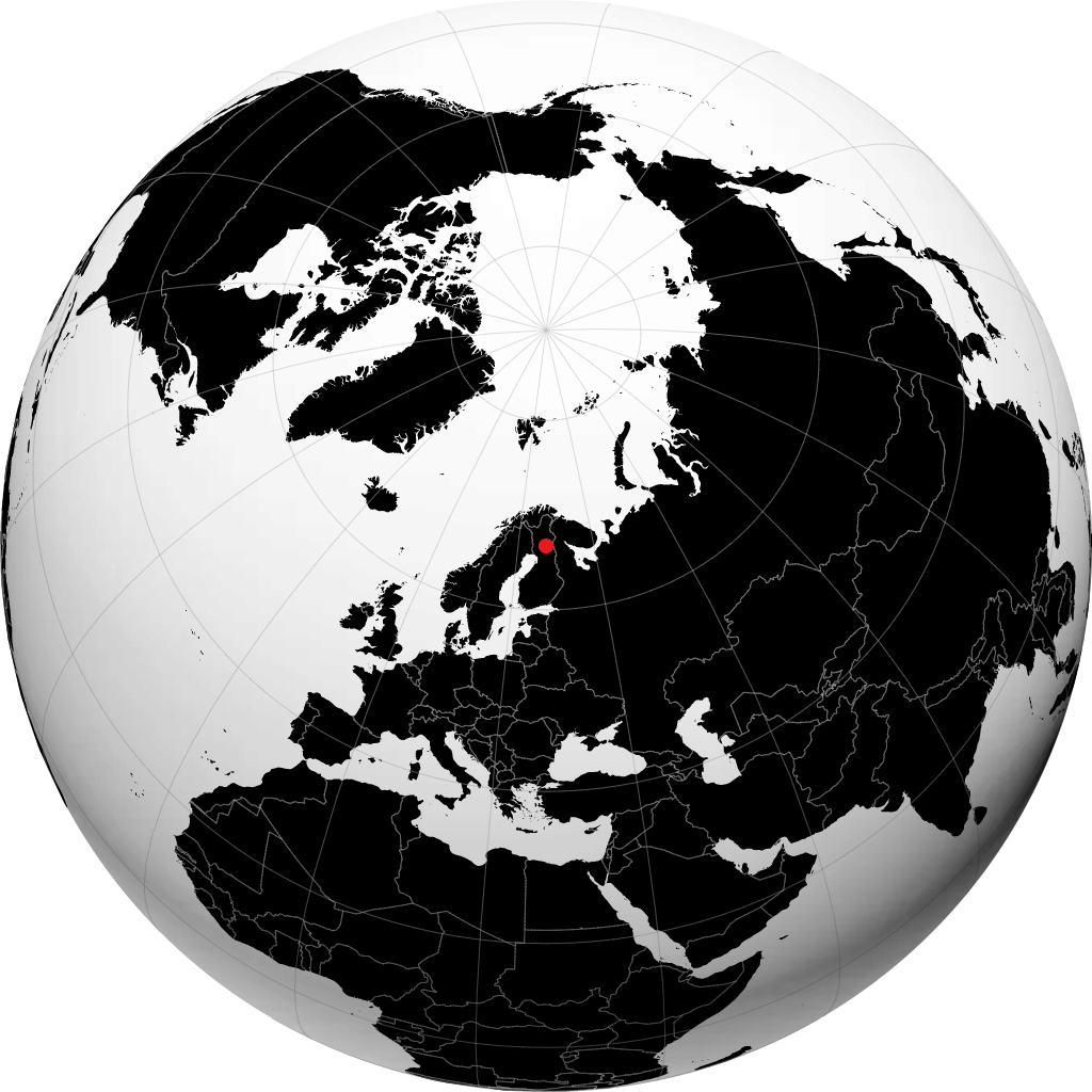 Kemijärvi sur le globe