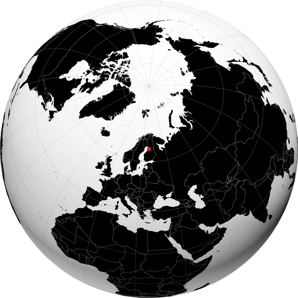 Kempele sur le globe
