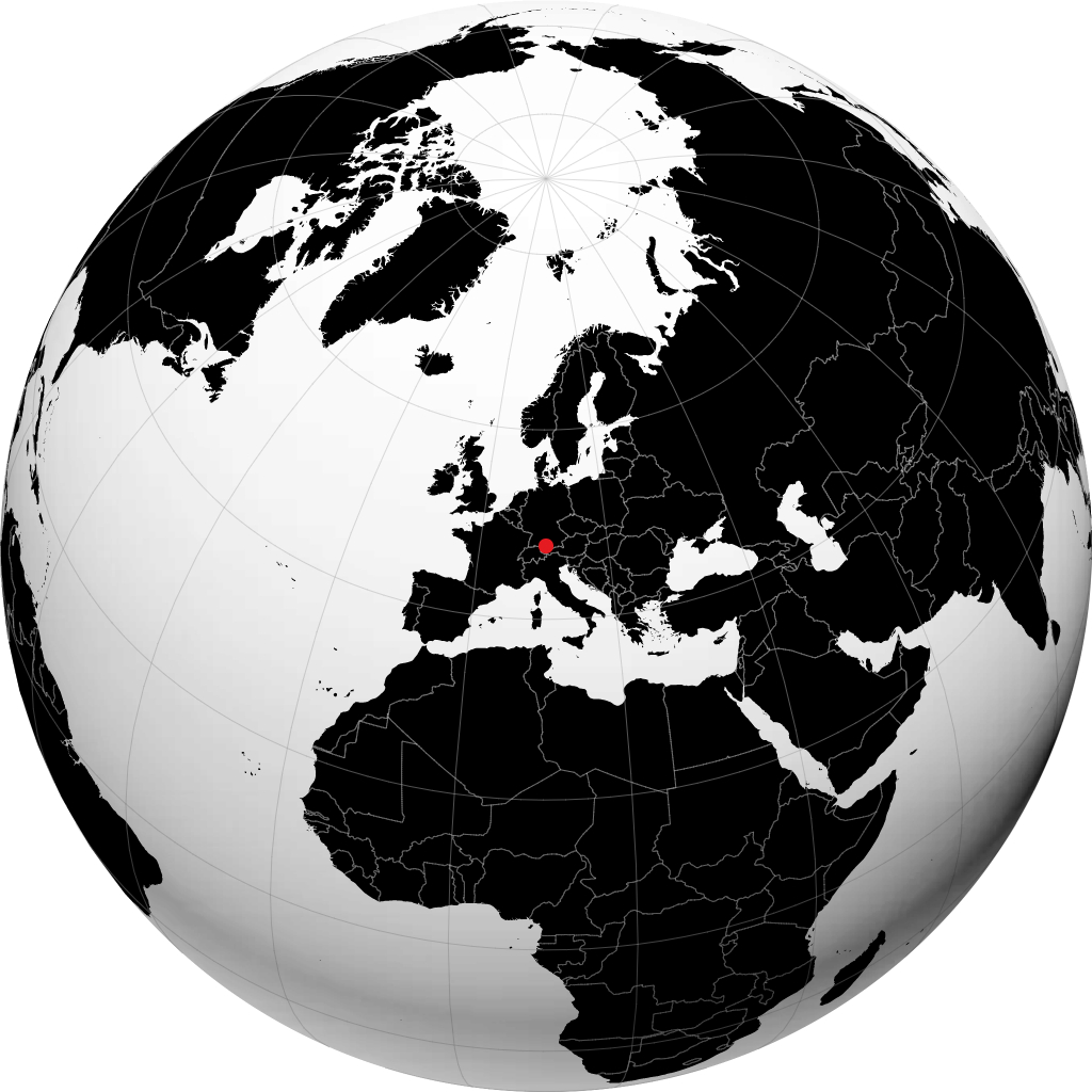Kempten sur le globe