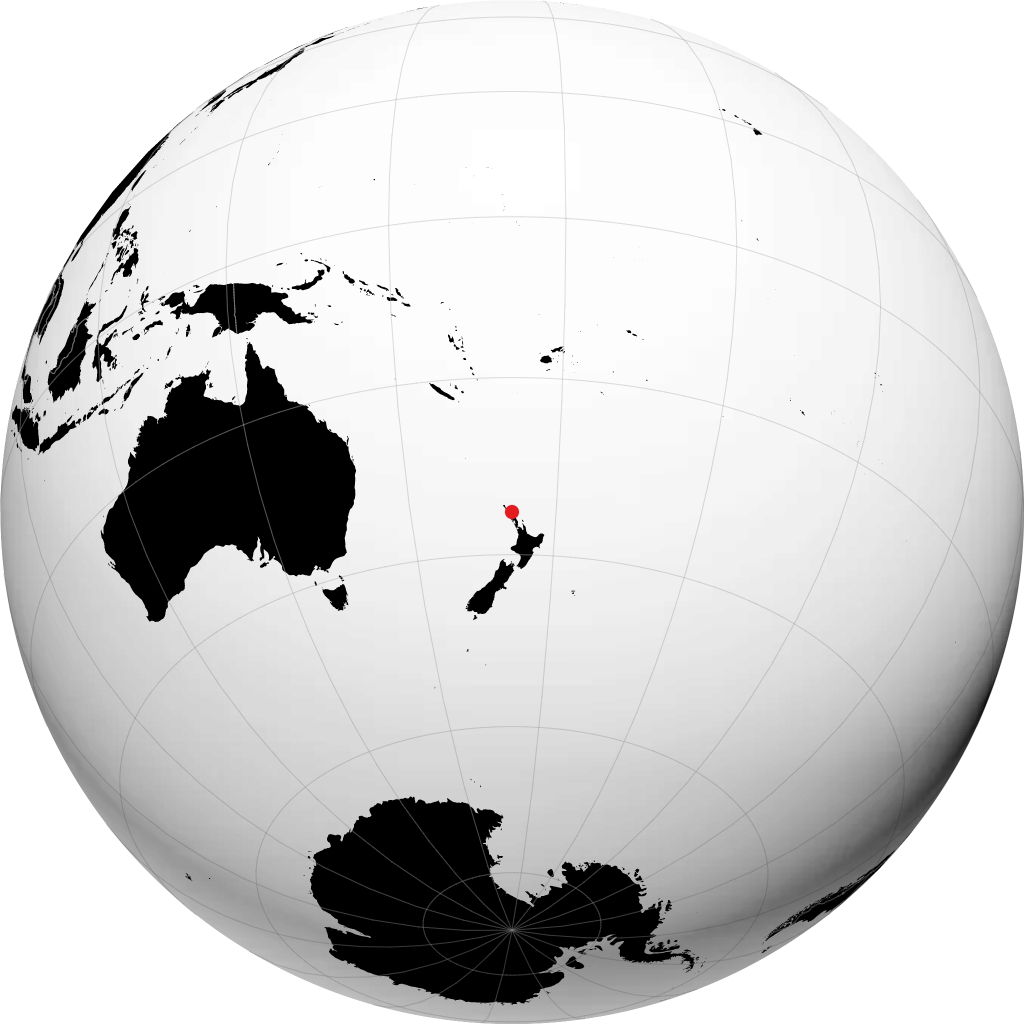 Kerikeri sur le globe