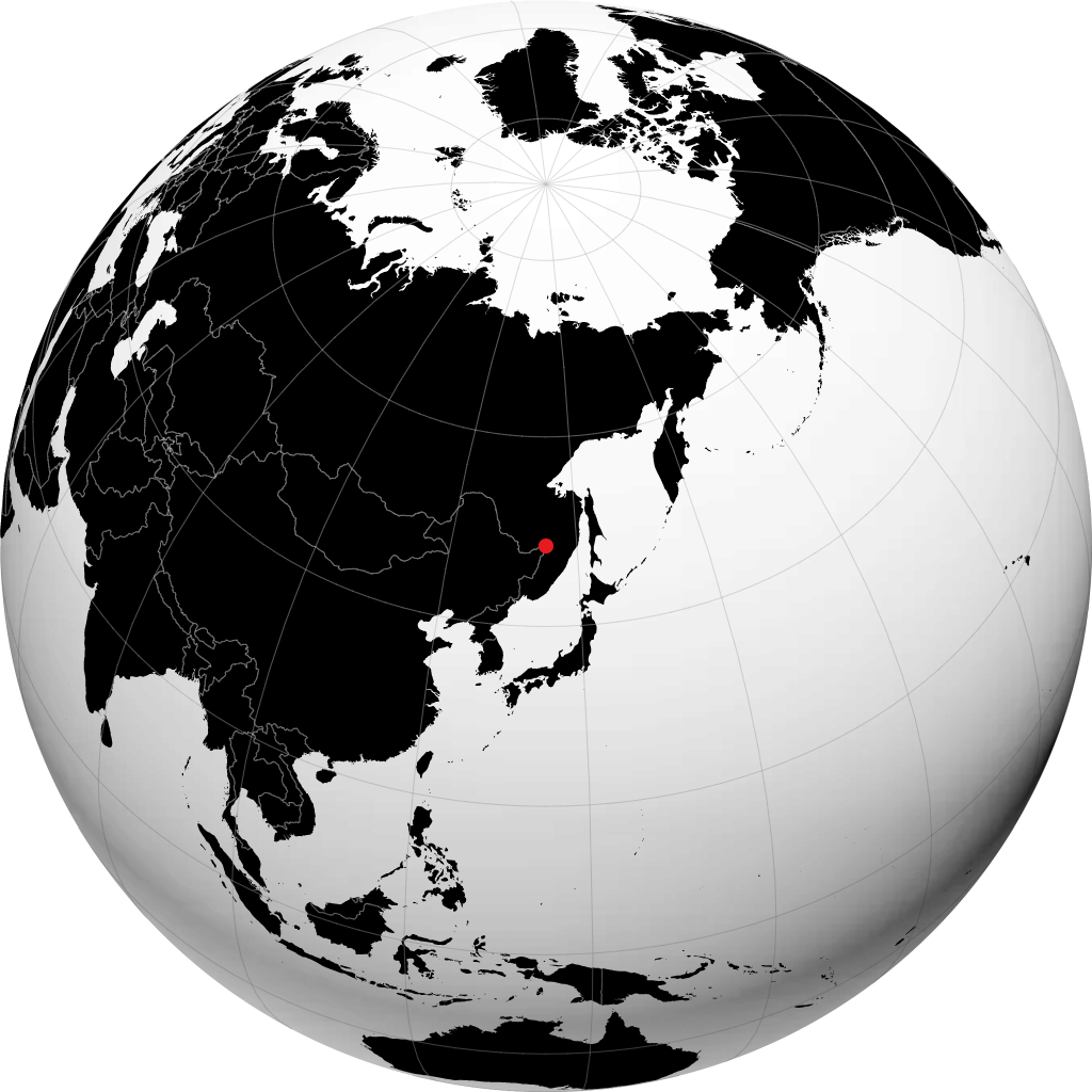 Khabarovsk sur le globe