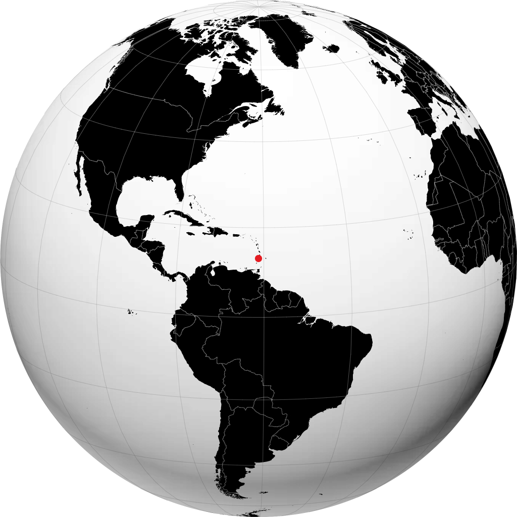 Kingstown sur le globe
