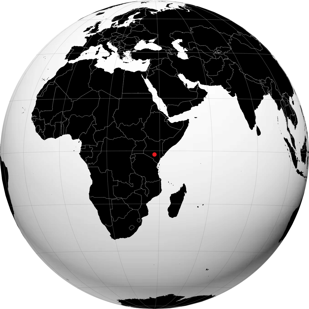 Kitui sur le globe