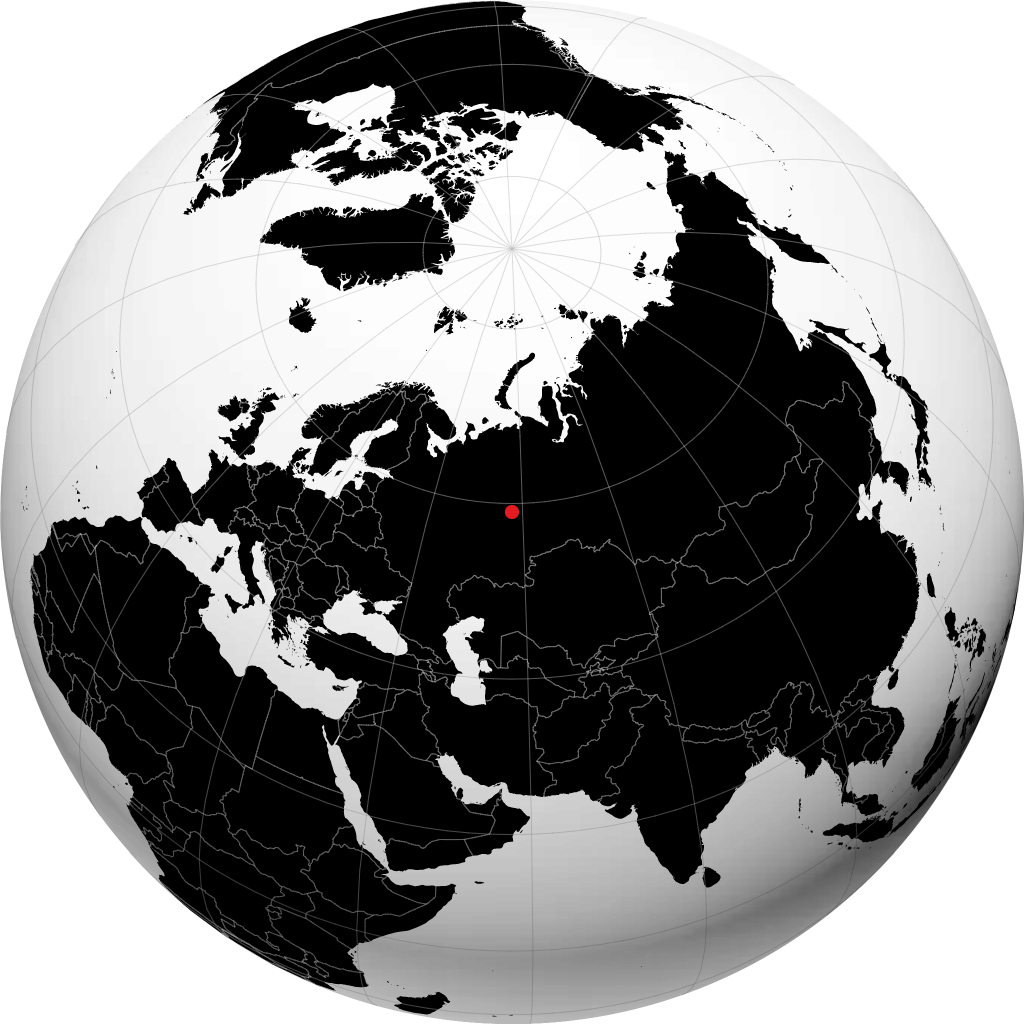 Kizel sur le globe