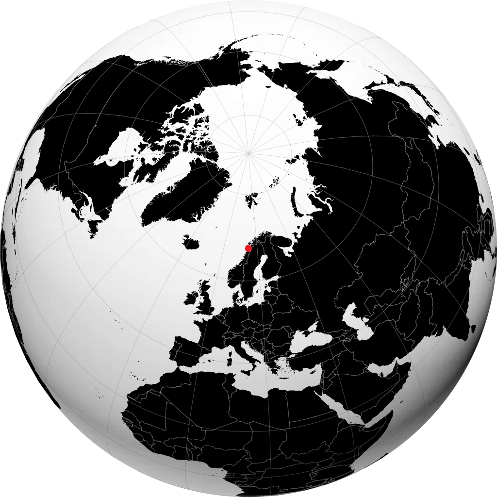 Kjerringøy sur le globe