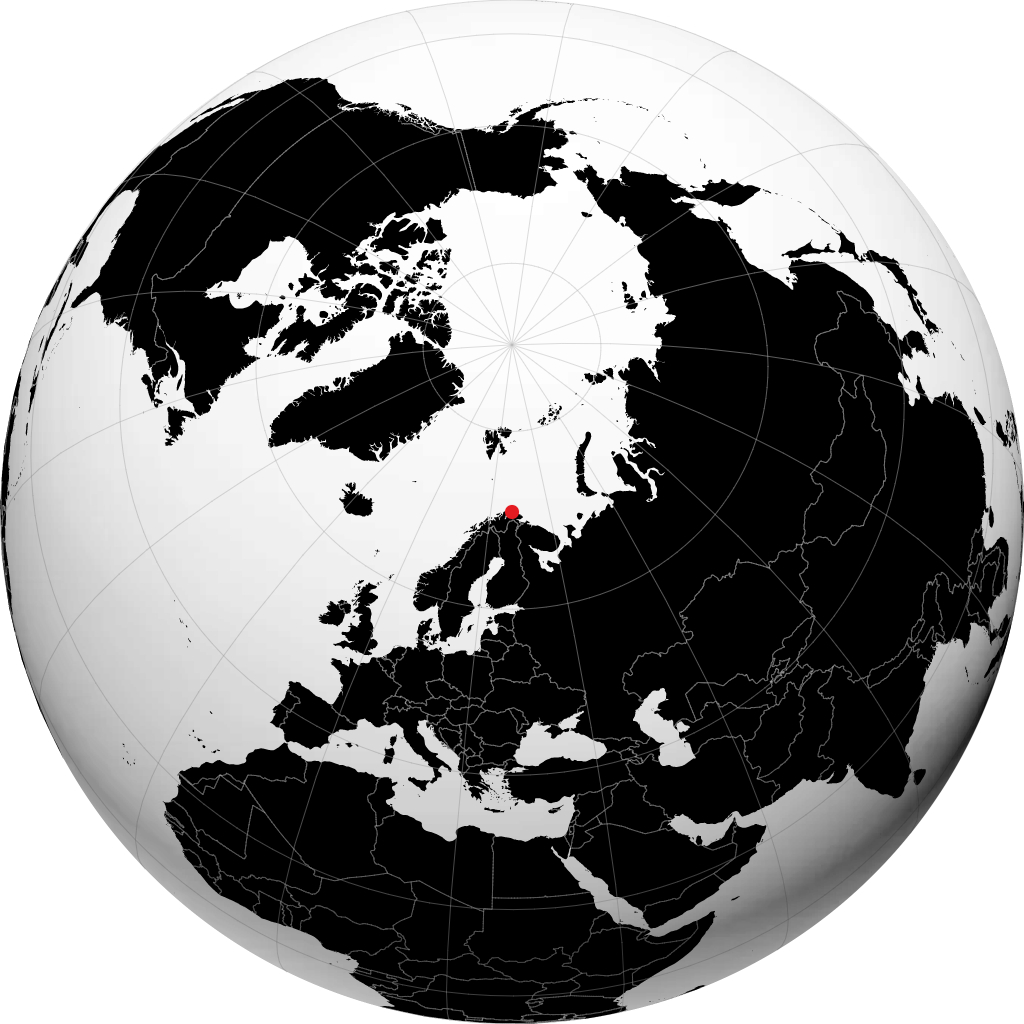Kjøllefjord sur le globe