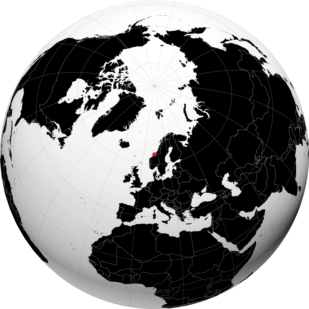 Knarrlagsund sur le globe