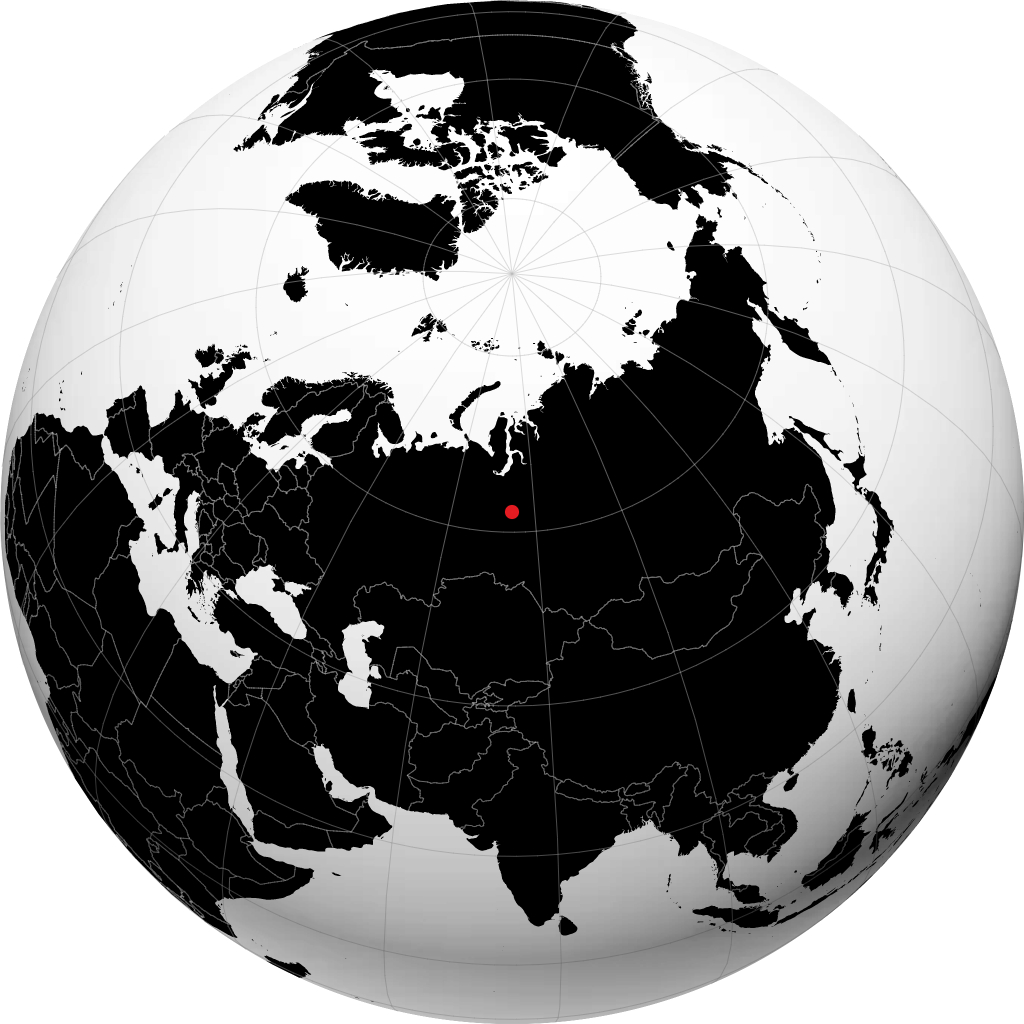 Kogalym sur le globe