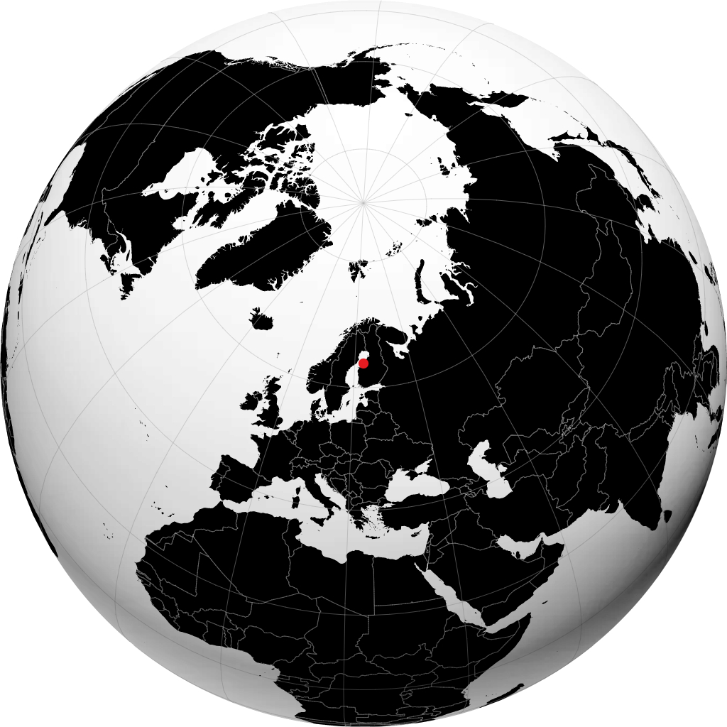 Kokkola sur le globe