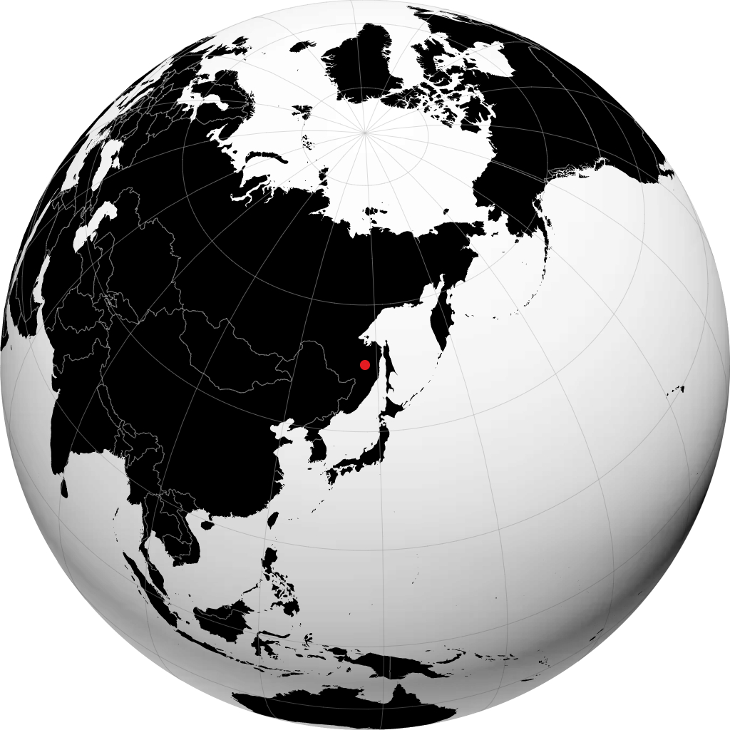 Komsomolsk-sur-l'Amour sur le globe