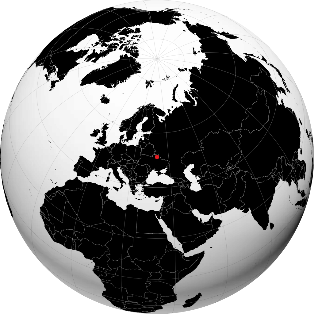 Konotop sur le globe