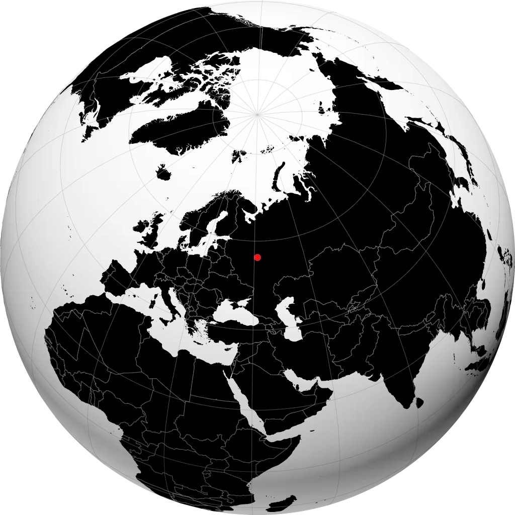 Kovrov sur le globe