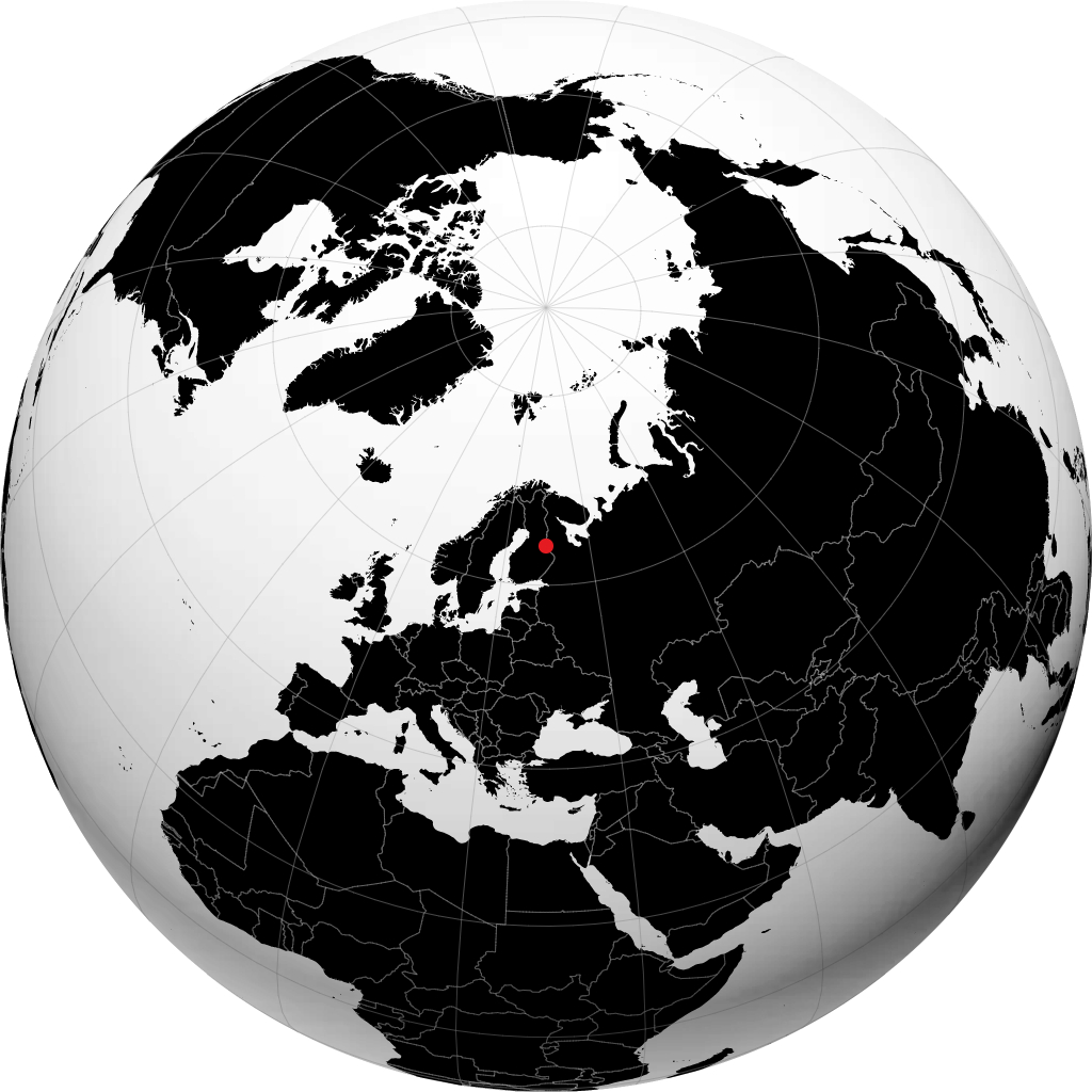 Kuhmo sur le globe