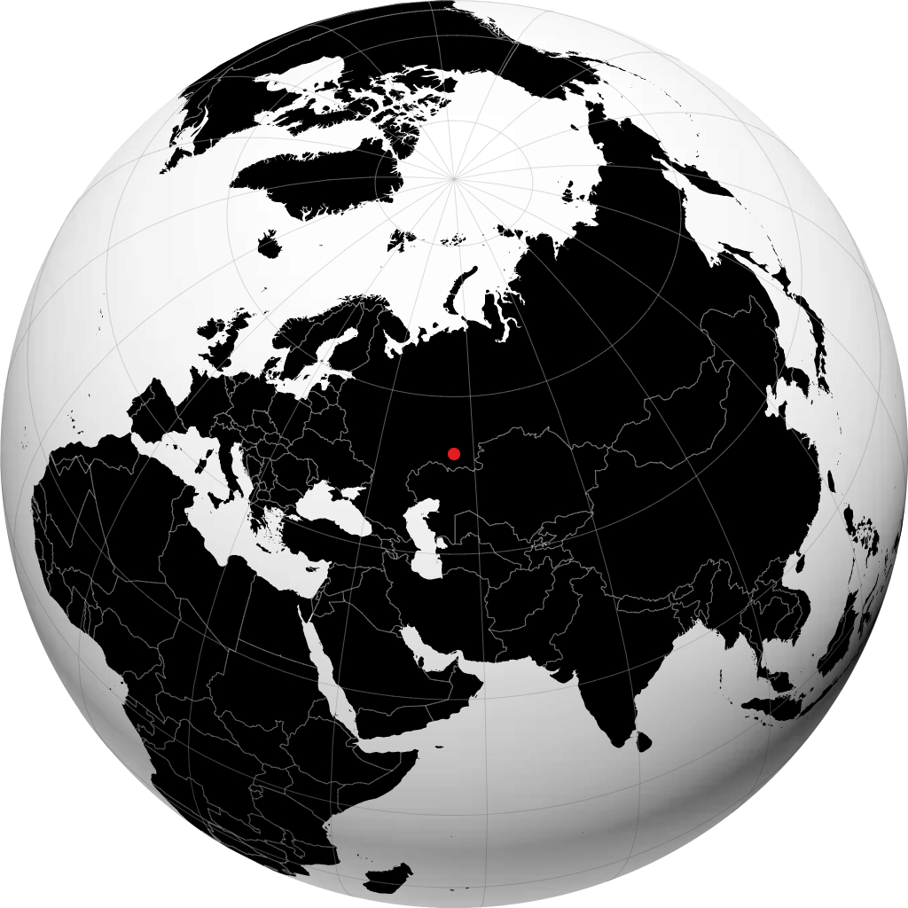 Kumertau sur le globe