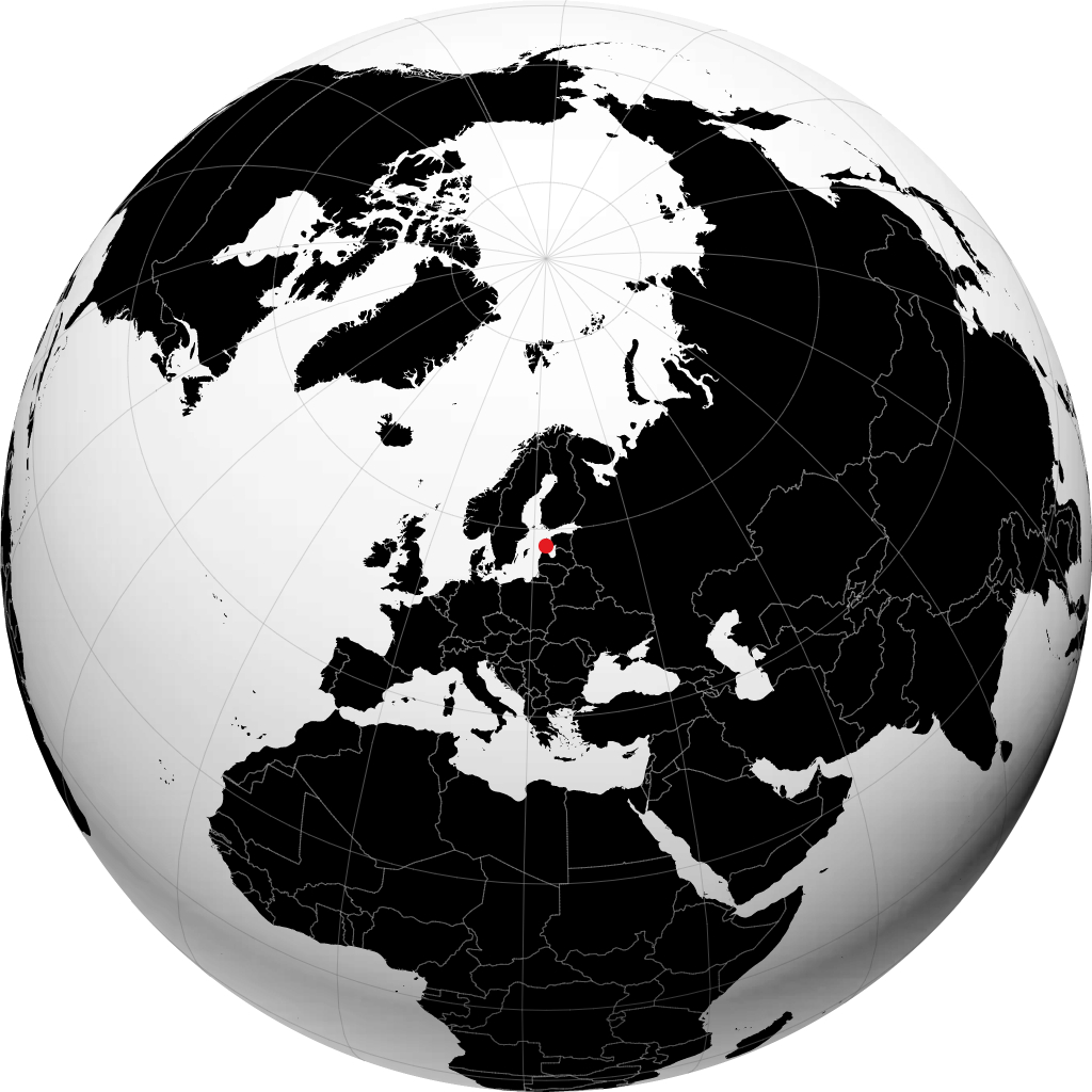 Kuressaare sur le globe