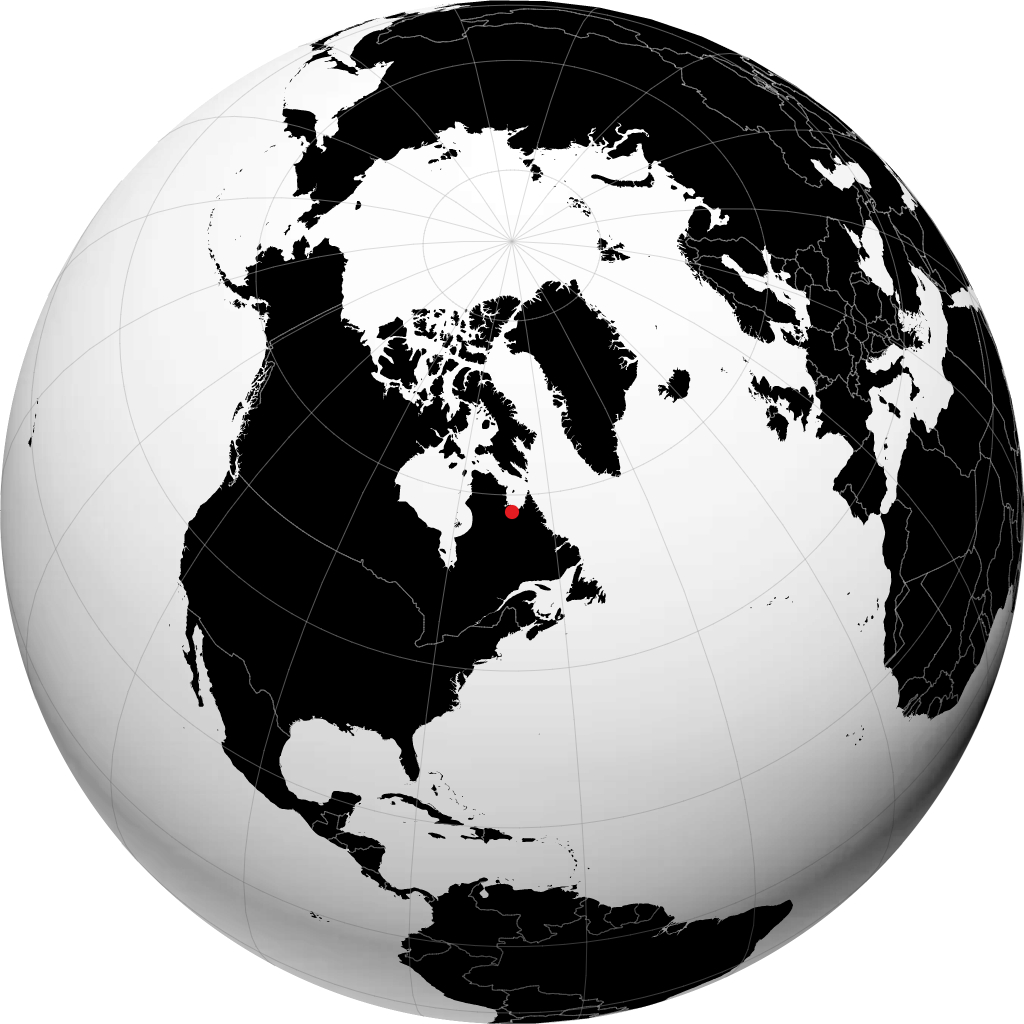 Kuujjuaq sur le globe
