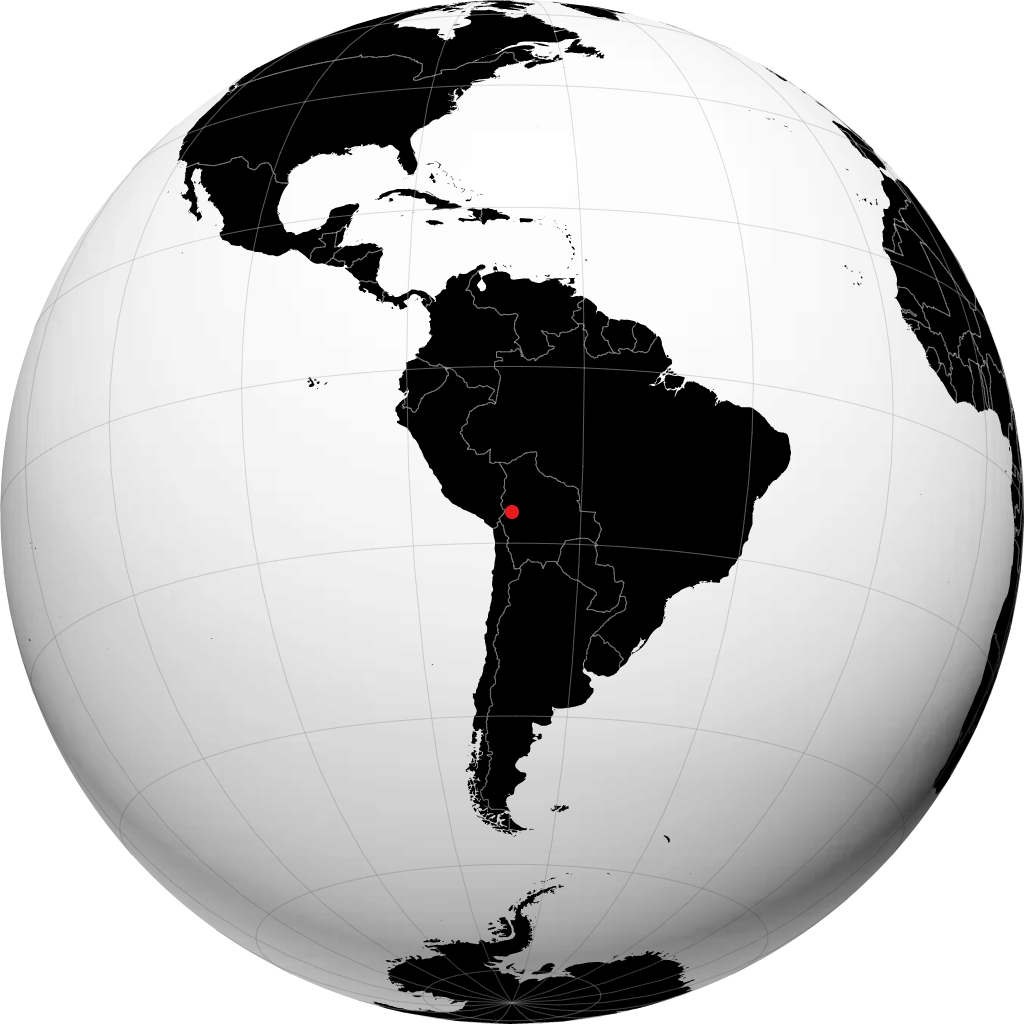 La Paz sur le globe