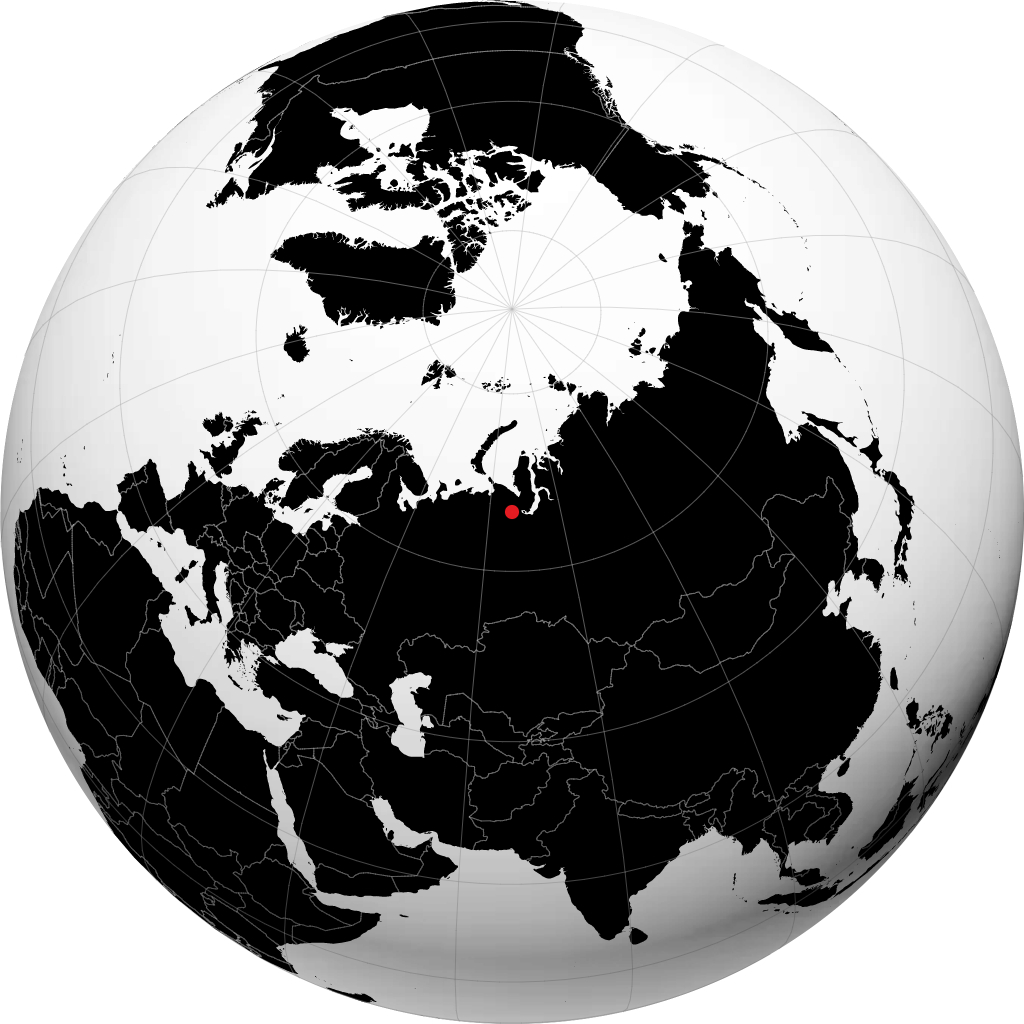 Labytnangi sur le globe