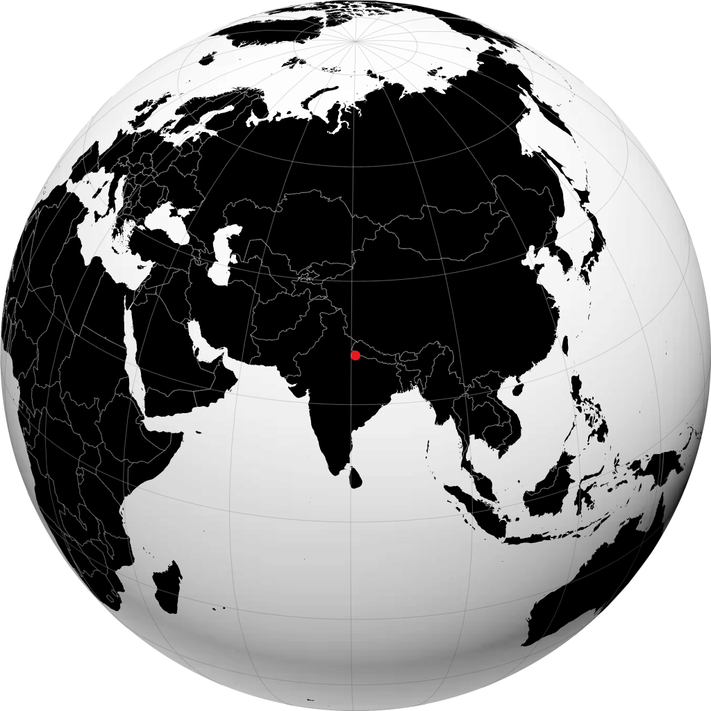 Lakhimpur sur le globe