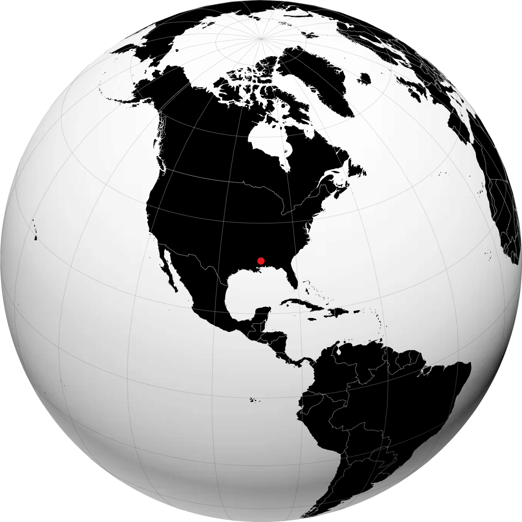 Laurel sur le globe