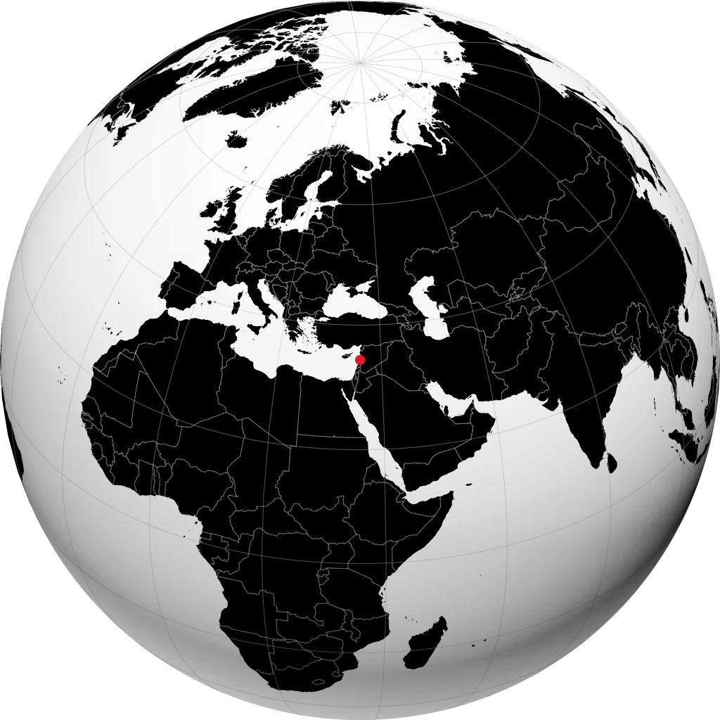 Tripoli sur le globe