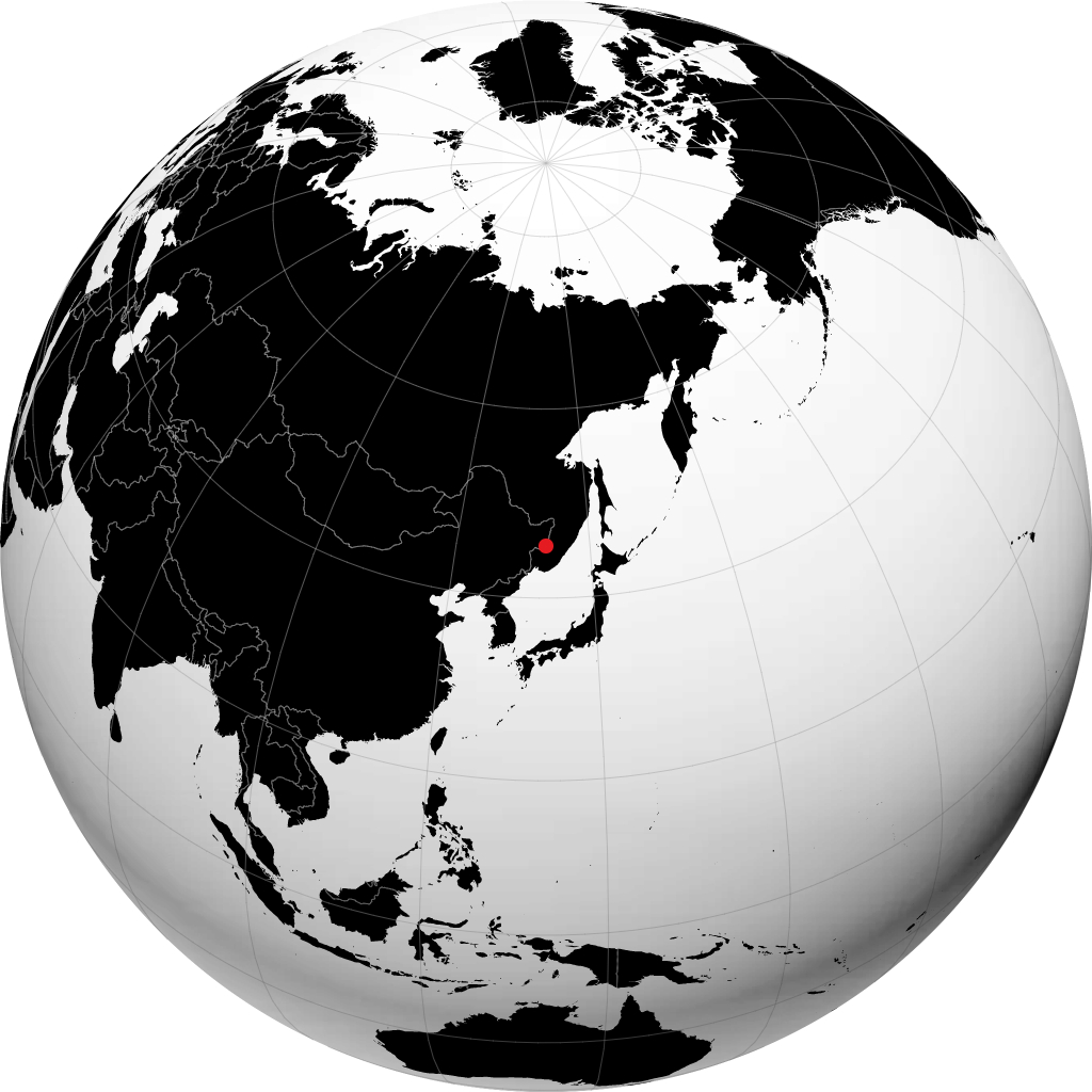 Lesozavodsk sur le globe