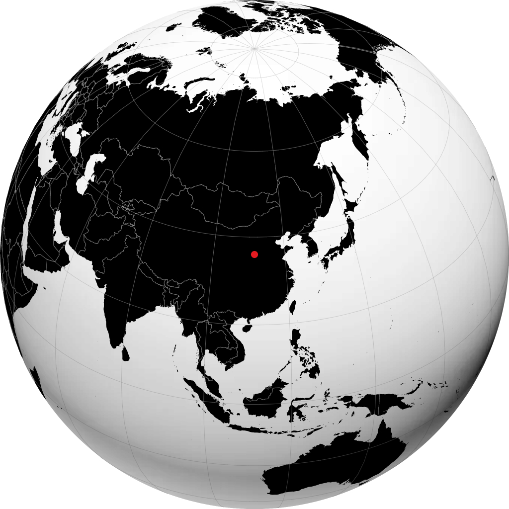 Linfen sur le globe