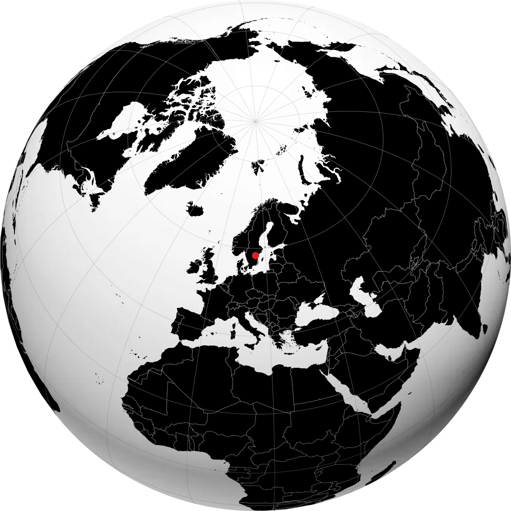 Linköping sur le globe