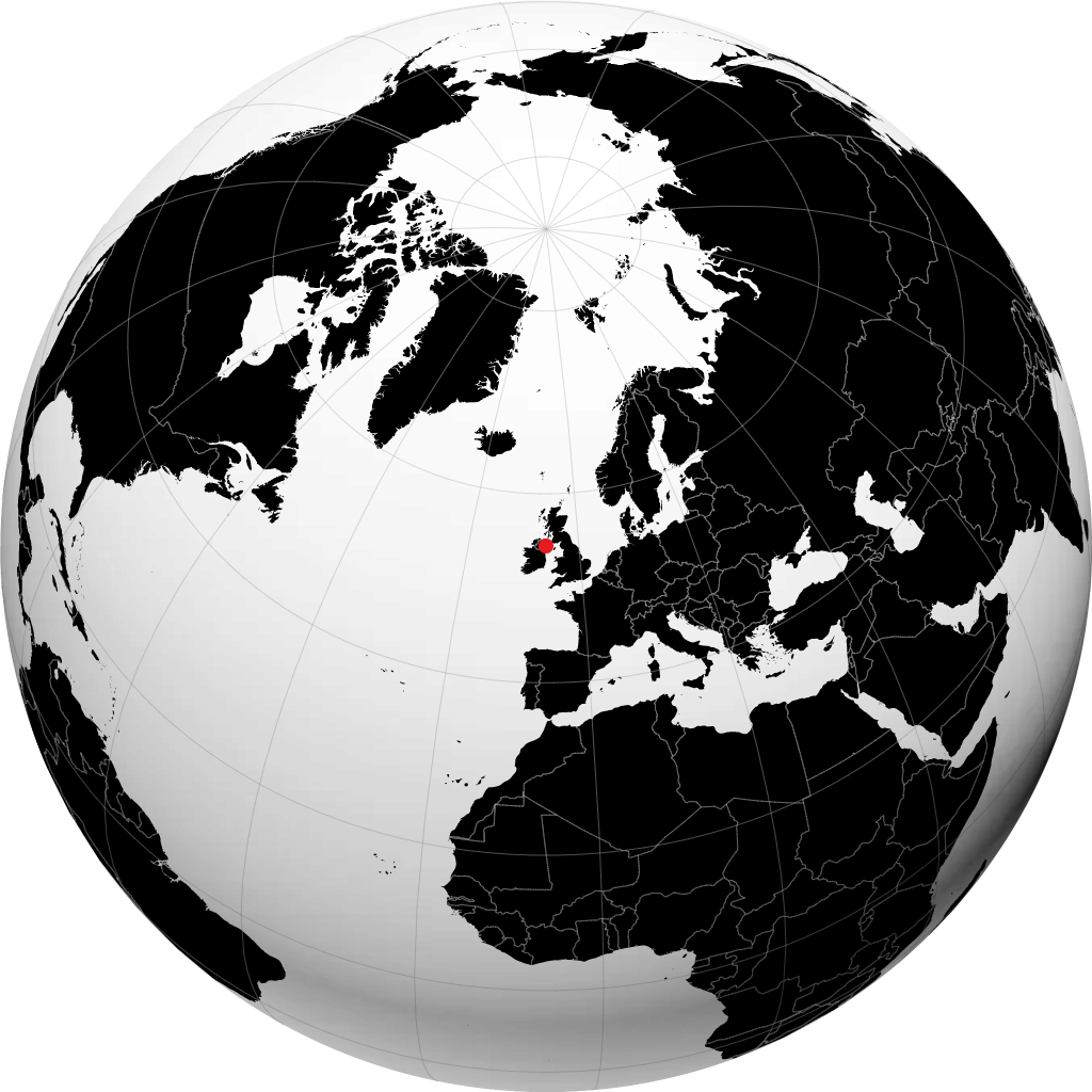 Lisburn sur le globe