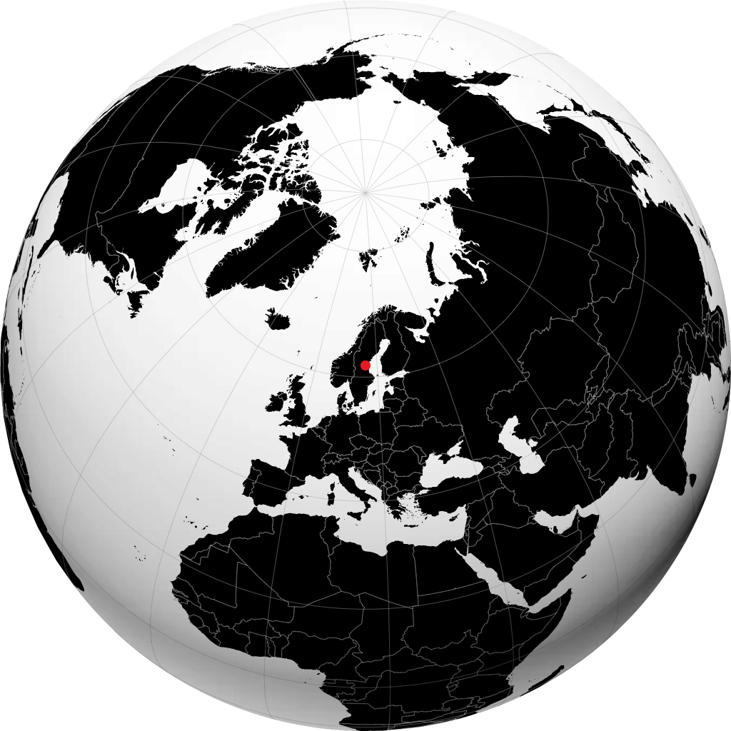 Ljusdal sur le globe