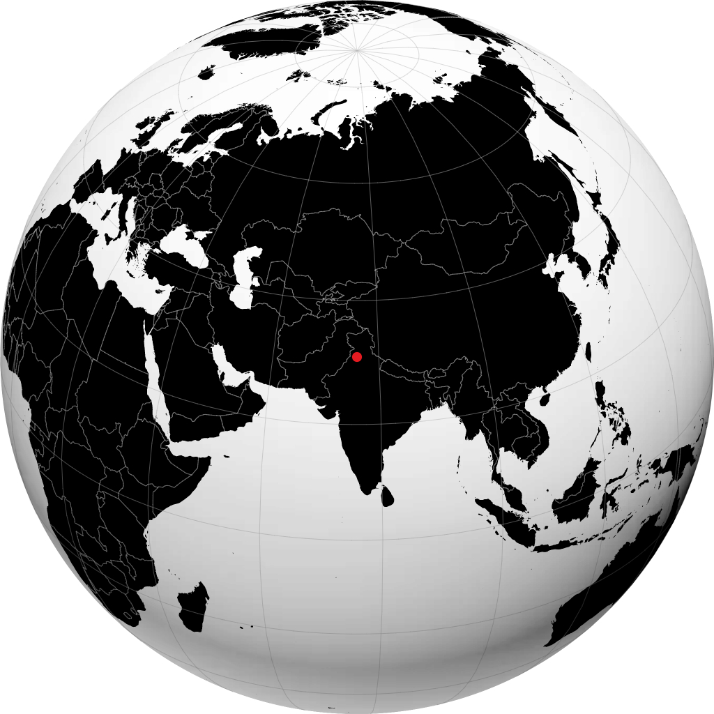 Ludhiana sur le globe