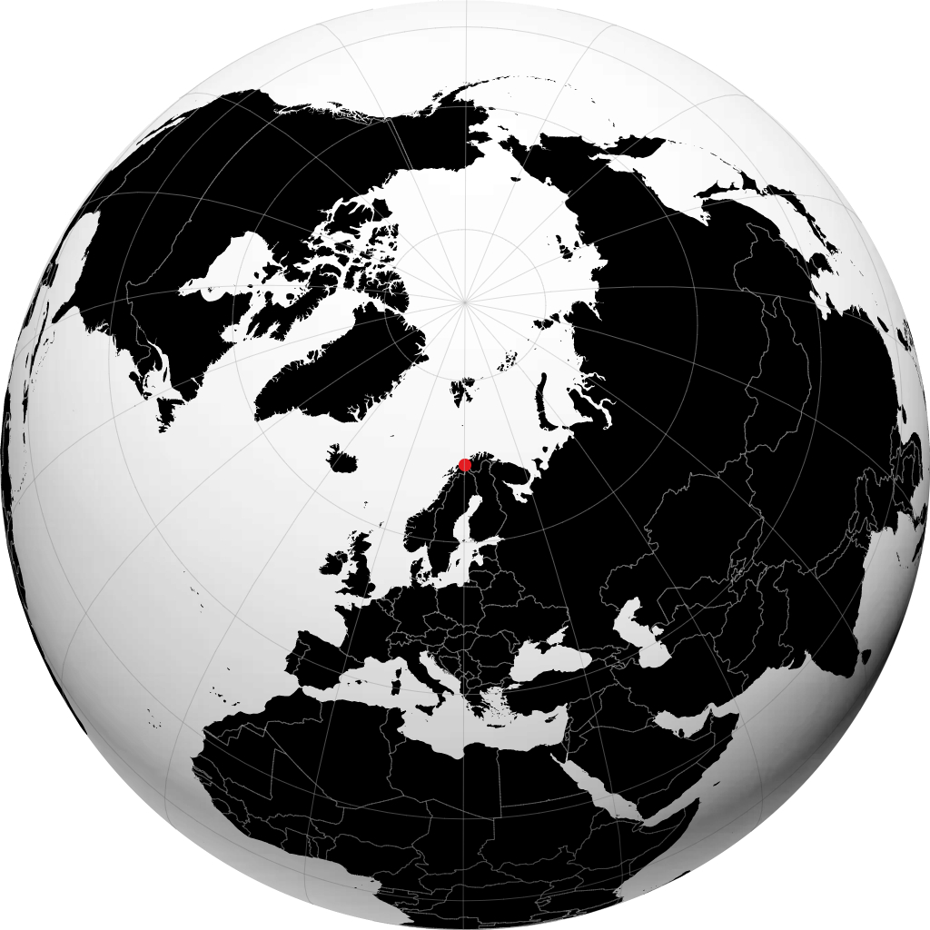 Lyngseidet sur le globe