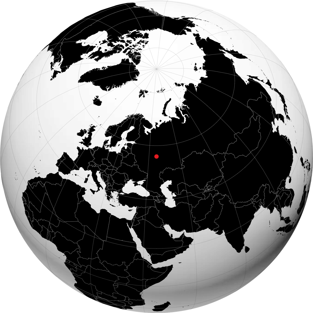 Lyskovo sur le globe