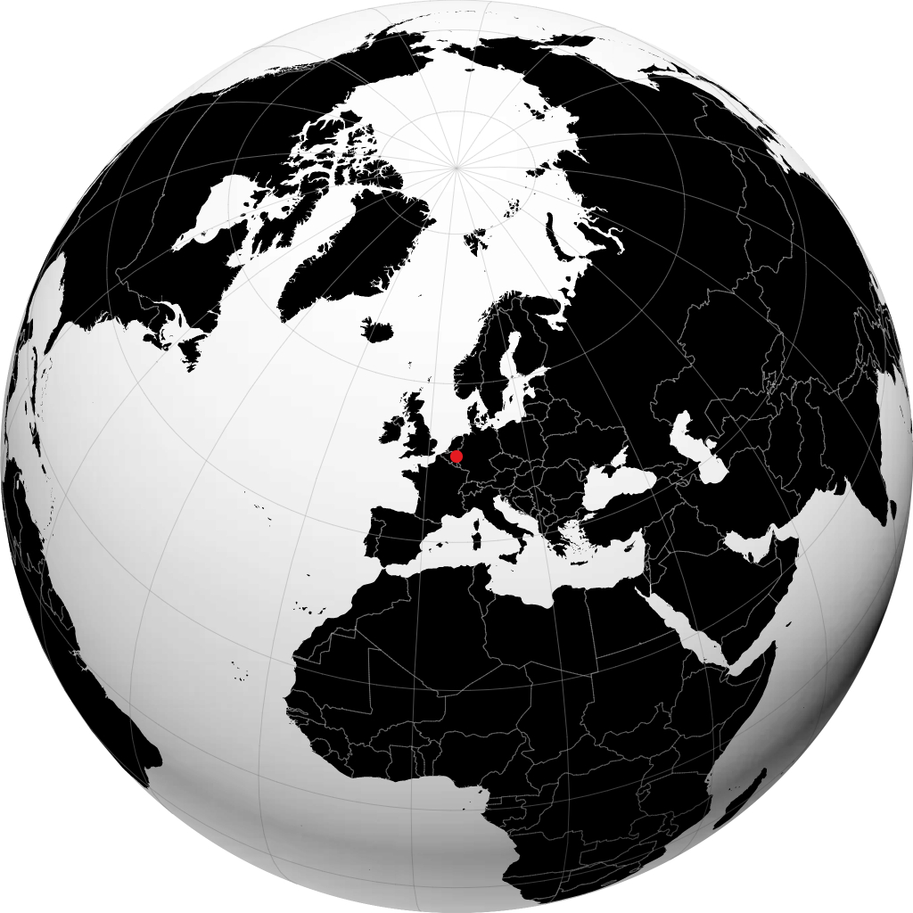 Maastricht sur le globe
