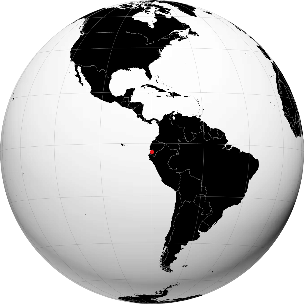 Machala sur le globe