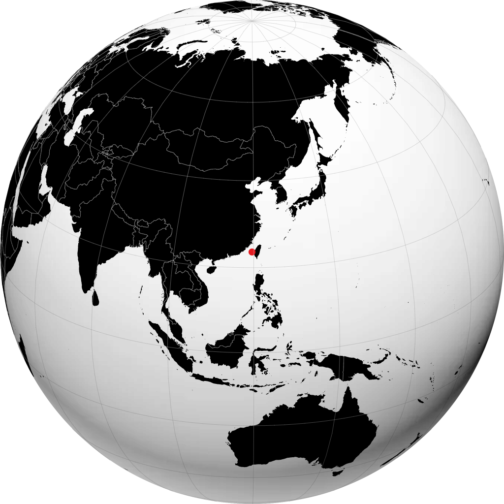 Magong sur le globe