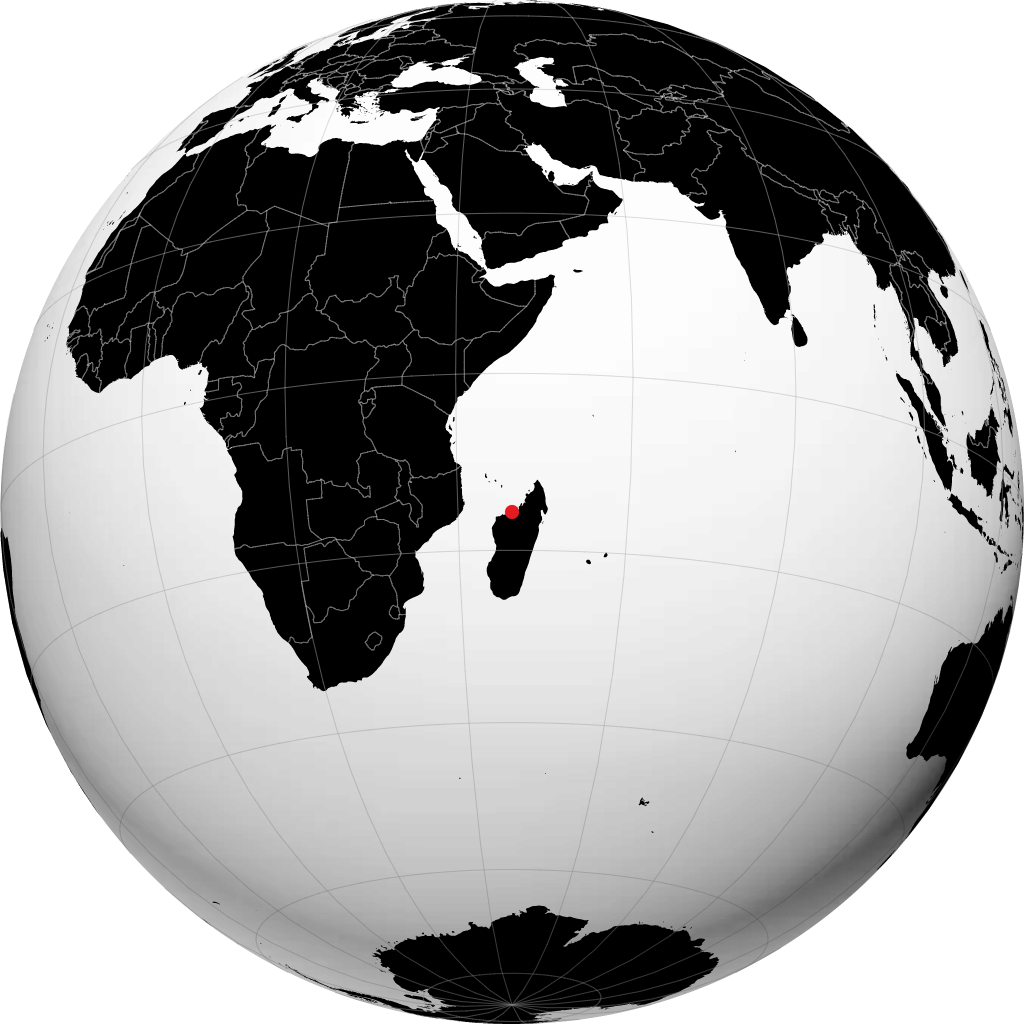 Mahajanga sur le globe