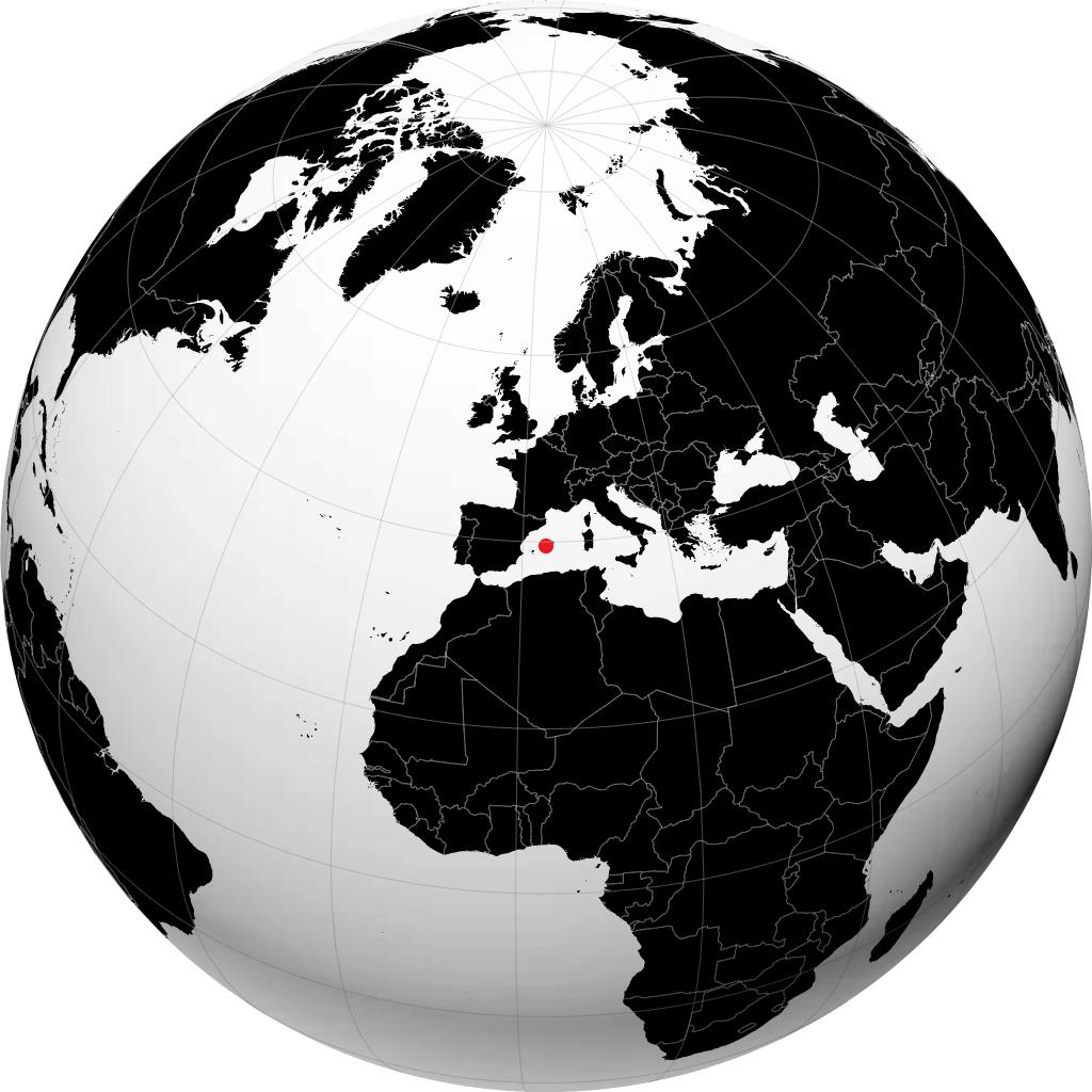 Manacor sur le globe