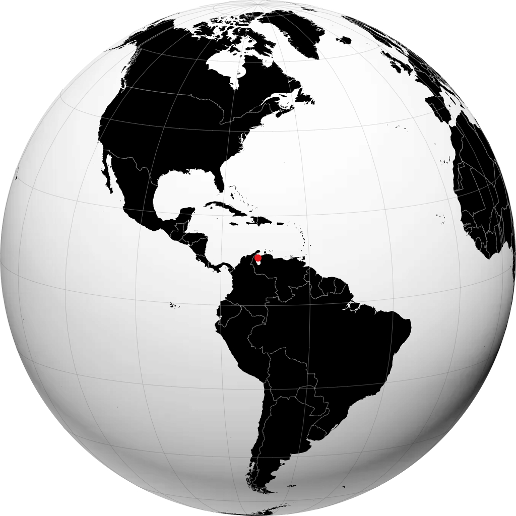 Maracaibo sur le globe