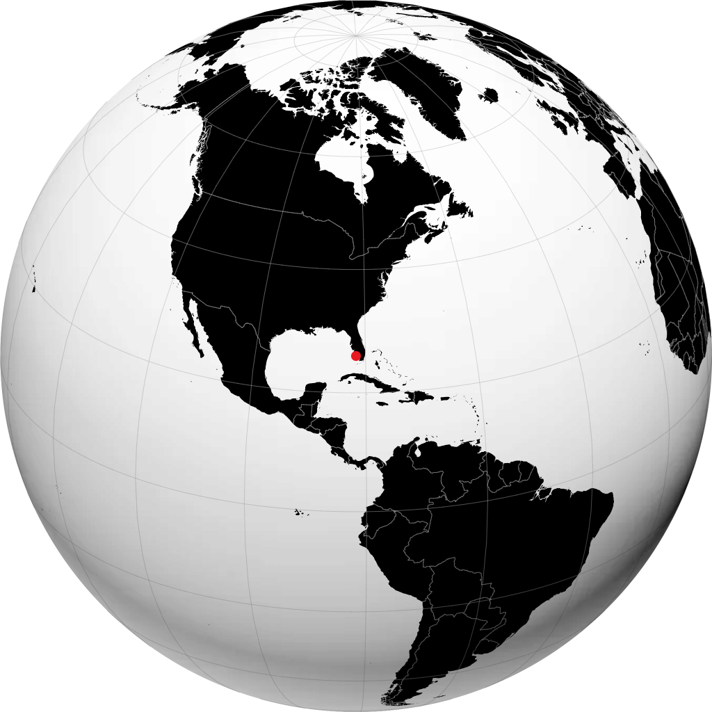 Marco Island sur le globe