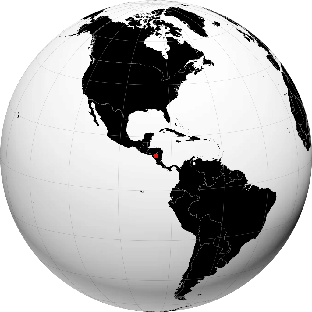 Matagalpa sur le globe
