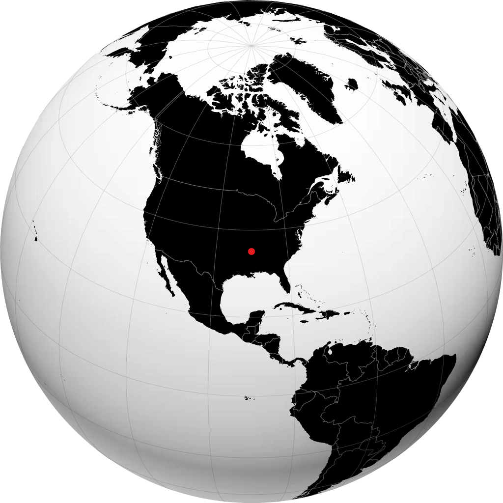 Memphis sur le globe
