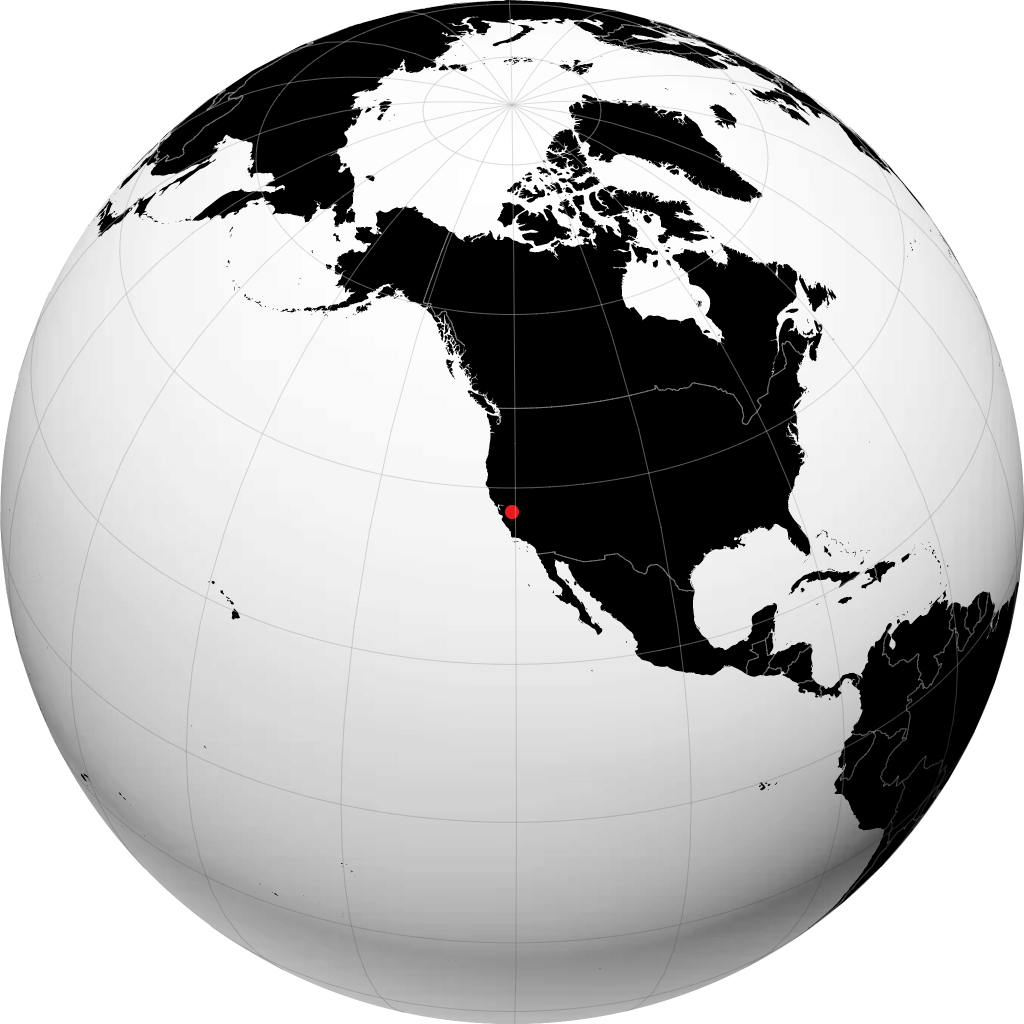 Merced sur le globe