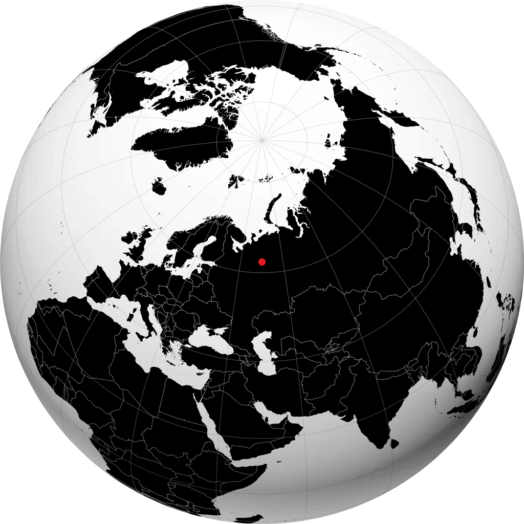 Mikun sur le globe